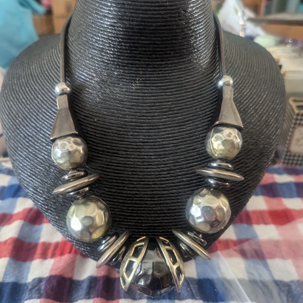 VCLM Metal Necklace Statement Necklace unique